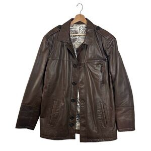 Echtes Lamm Leder Genuine Lamb Leather Vintage Size 50 Beautiful Condition